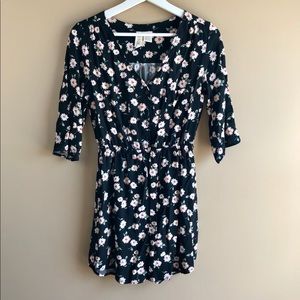 Mimi Chica Black Floral Dress Size S